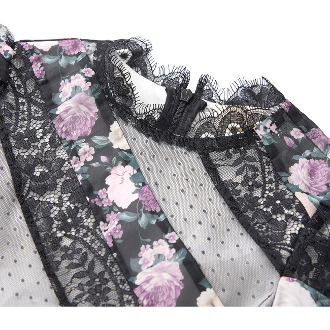 Starlet Maxi Dress, Black/Floral - Dresses - 3