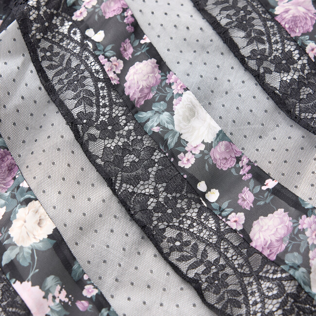 Starlet Maxi Dress, Black/Floral - Dresses - 4