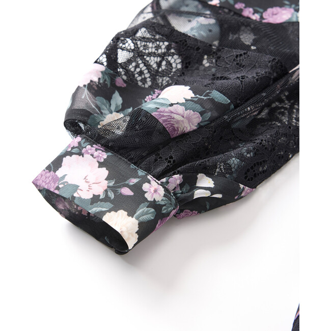 Starlet Maxi Dress, Black/Floral - Dresses - 5