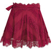 Madilynn Lace Mini Skirt, Berry - Skirts - 2
