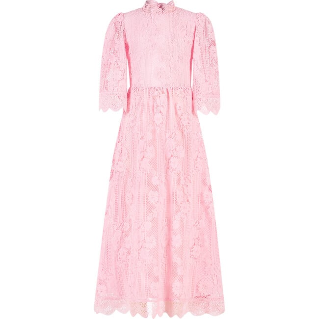 Kiara Embroidered Maxi Dress, Pink