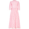 Kiara Embroidered Maxi Dress, Pink - Dresses - 1 - thumbnail