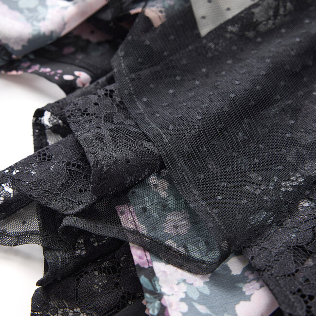 Starlet Maxi Dress, Black/Floral - Dresses - 6