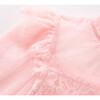 Madilynn Lace Sleeve Mini Dress, Peach - Dresses - 4