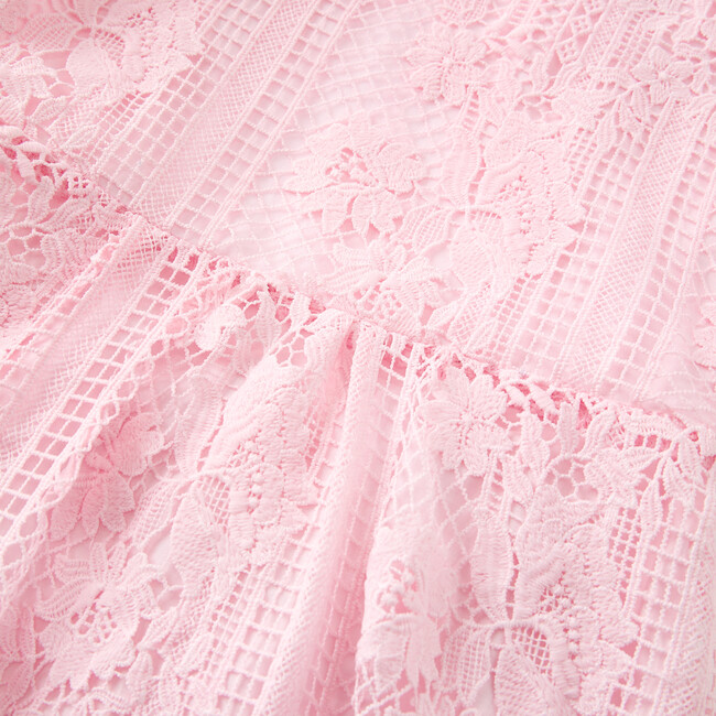 Kiara Embroidered Maxi Dress, Pink - Dresses - 5