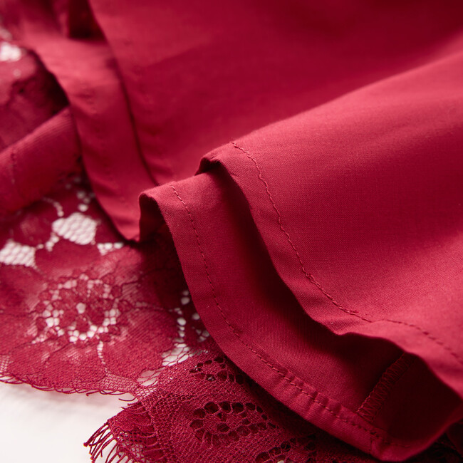 Madilynn Lace Mini Skirt, Berry - Skirts - 6