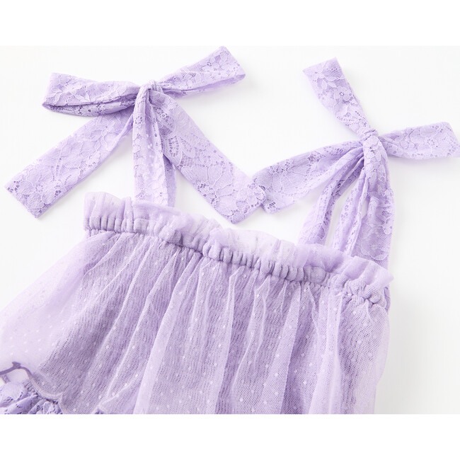 Emelia Lace Maxi Dress, Lavendar - Dresses - 3