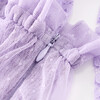Emelia Lace Maxi Dress, Lavendar - Dresses - 4
