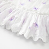 Eve Butterfly Mini Dress, Ivory/Lilac - Dresses - 5