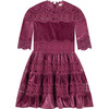 Bridget Mini Dress, Plum - Dresses - 1 - thumbnail