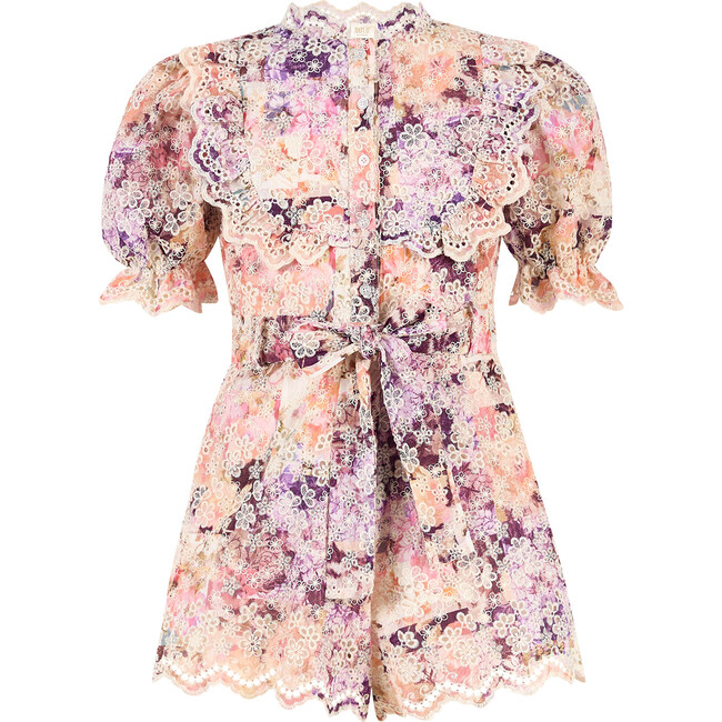 Anastasia Embroidered Romper, Floral