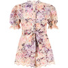 Anastasia Embroidered Romper, Floral - Rompers - 1 - thumbnail
