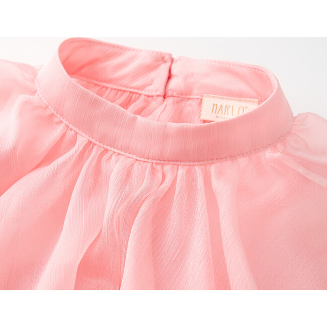 Anastasia Mini Dress, Peach - Dresses - 6
