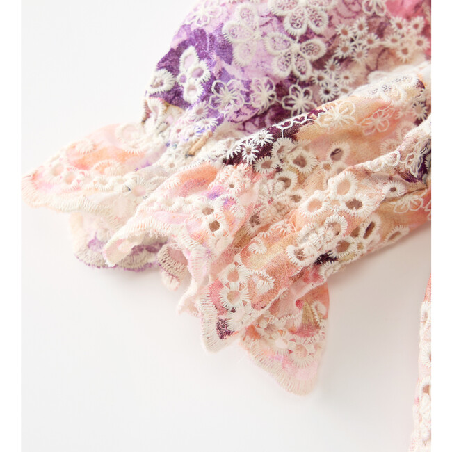 Anastasia Embroidered Romper, Floral - Rompers - 6