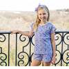 Emery Girls' Short Set, Blackberry Floral - Mixed Apparel Set - 2 - thumbnail