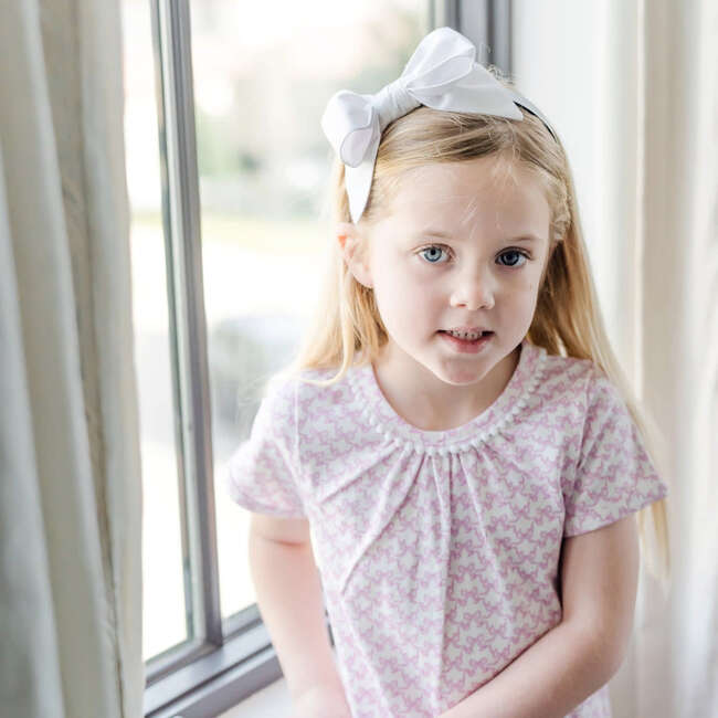 Camden Girls' Dress, Pretty Pink Bows - Dresses - 4