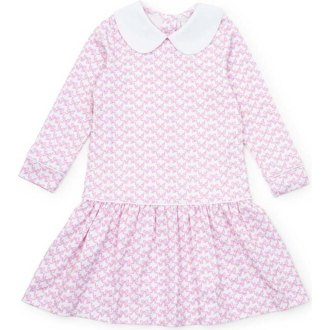 Lillian Girls' Dress, Pretty Pink Bows