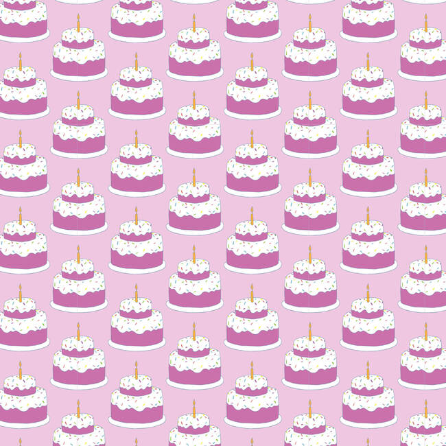 Emery Girls' Short Set, Birthday Cake Pink - Mixed Apparel Set - 2