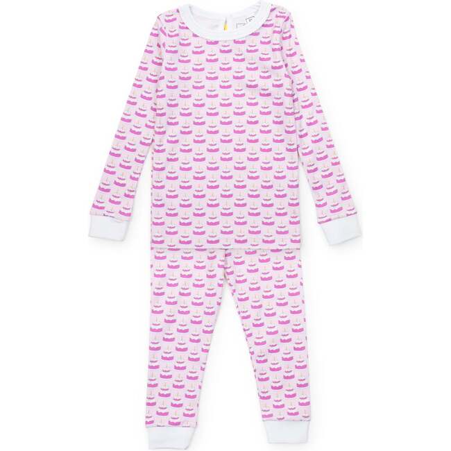 Ava Girls' Pajama Pant Set, Birthday Cake Pink