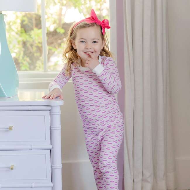 Ava Girls' Pajama Pant Set, Birthday Cake Pink - Pajamas - 4