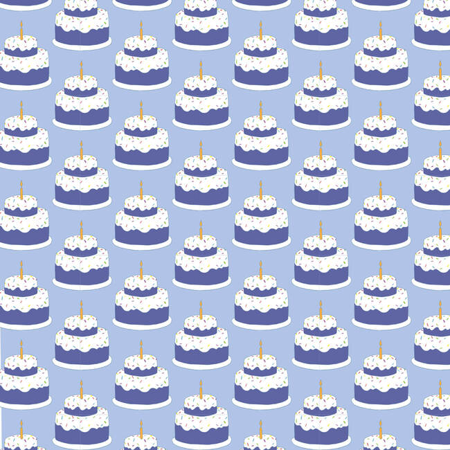 Charles Boys' Short Set, Birthday Cake Blue - Mixed Apparel Set - 2