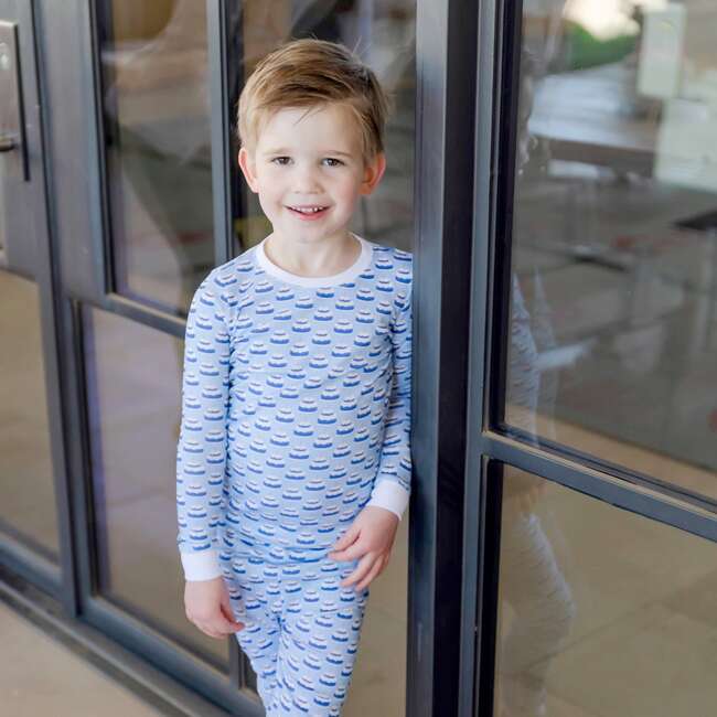 Grayson Boys' Pajama Pant Set, Birthday Cake Blue - Pajamas - 4