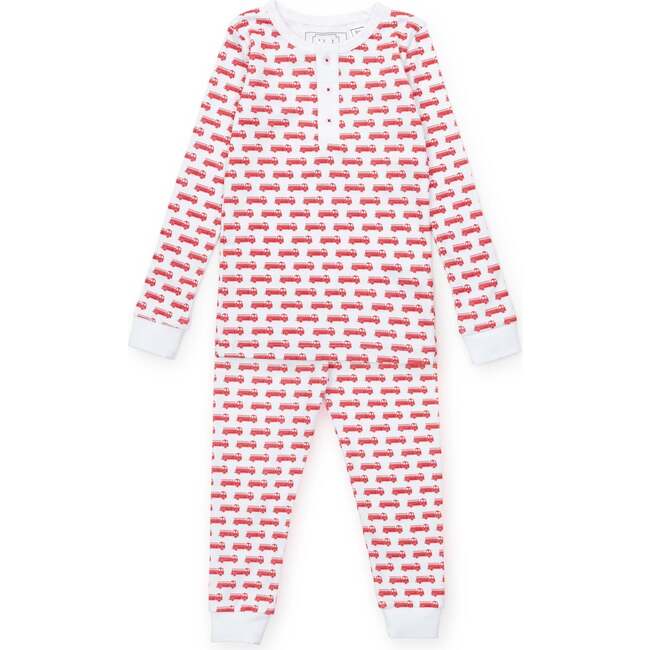Jack Boys' Pajama Pant Set, Fire Truck Red