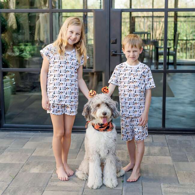 Charles Boys' Short Set, Halloween Pups - Mixed Apparel Set - 2