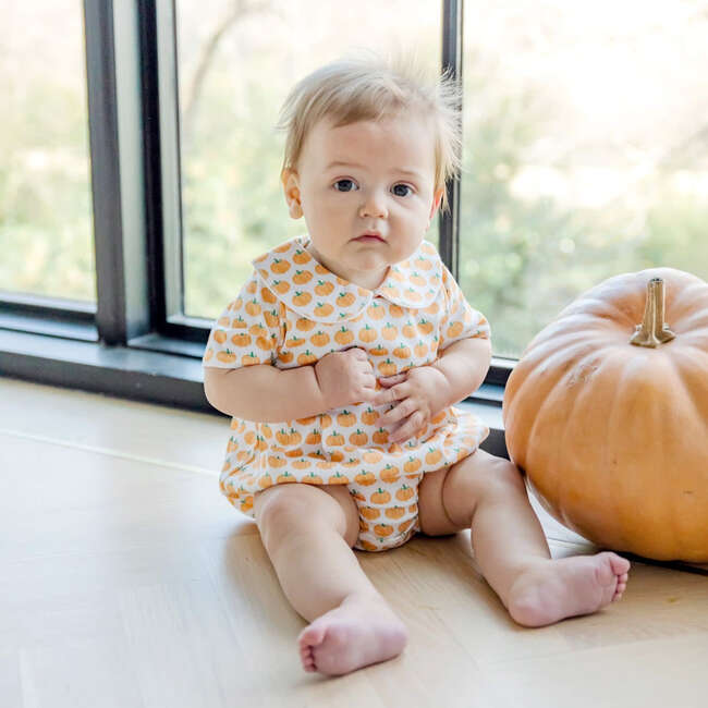 Palmer Boys' Bubble, Harvest Pumpkin - Rompers - 2