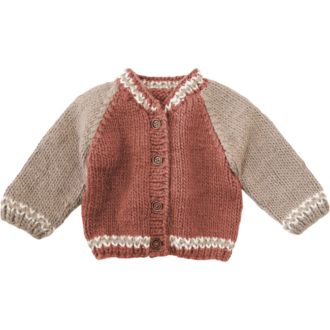 Varsity Cardigan, Redwood