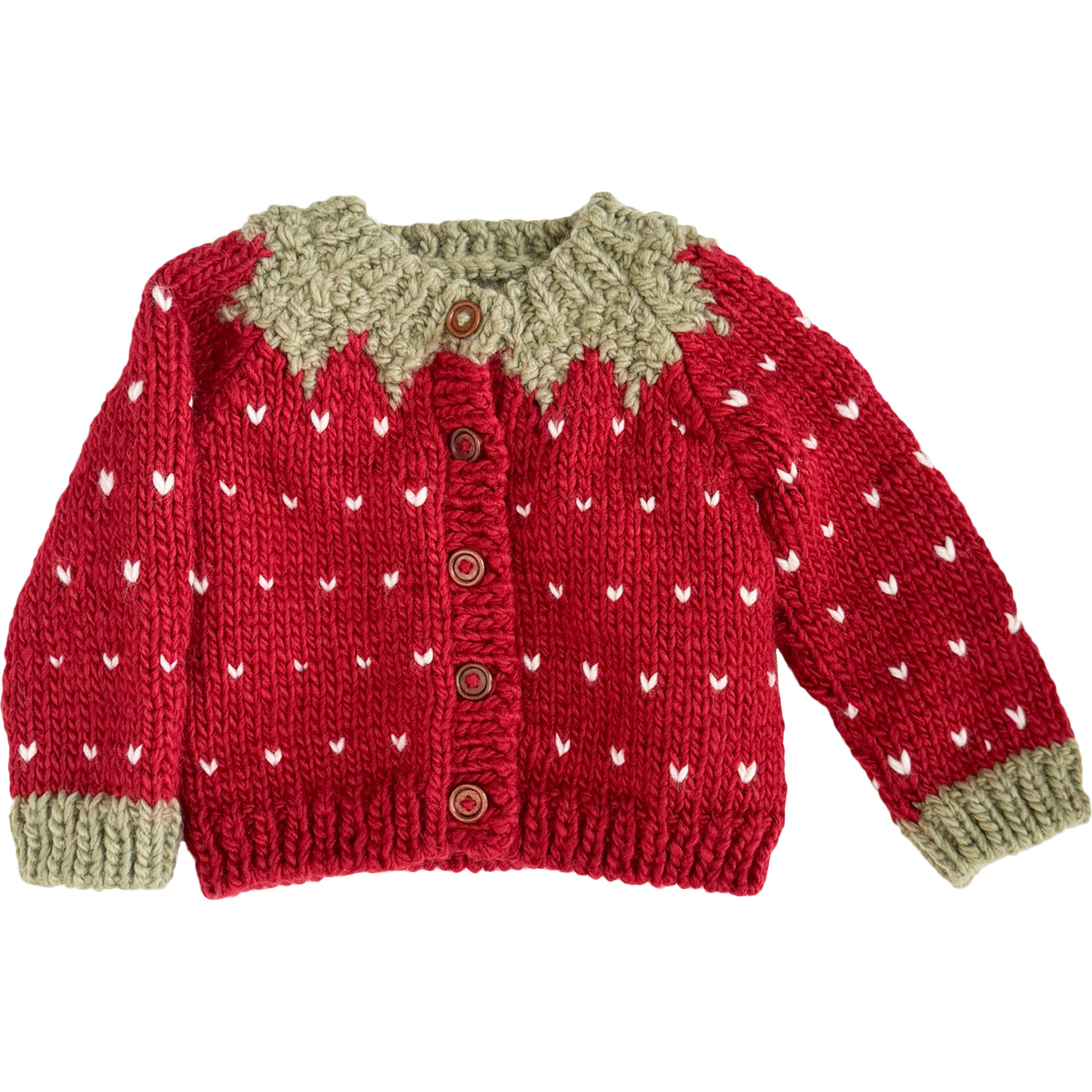 Strawberry Cardigan - The Blueberry Hill Sweaters | Maisonette