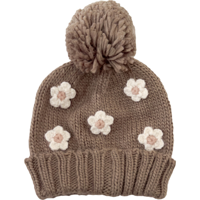 Flower Hat, Tan