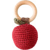 Cotton Crochet Apple Rattle Teether - Rattles - 1 - thumbnail