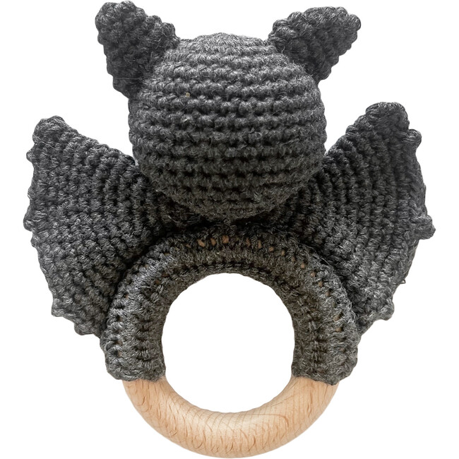 Cotton Crochet Bat Rattle Teether