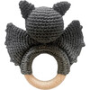 Cotton Crochet Bat Rattle Teether - Rattles - 1 - thumbnail