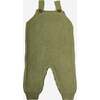Cotton Brioche Overalls, Moss - Overalls - 2