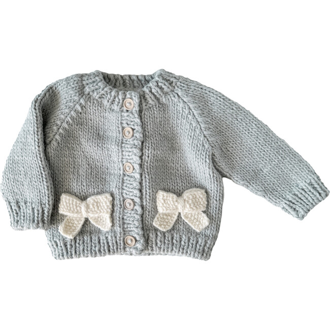 Bow Cardigan, Bowie Gray