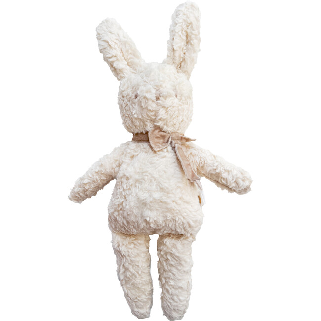 Charlie Bunny Plush Toy, Taupe Bow