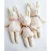 Charlie Bunny Plush Toy, Taupe Bow - Plush - 2