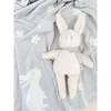 Charlie Bunny Plush Toy, Grey Bow - Plush - 2