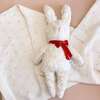 Charlie Bunny Plush Toy, Red Bow - Plush - 2