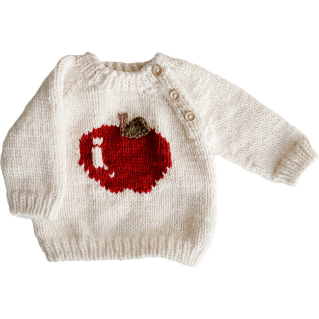 Apple Pullover Baby Sweater