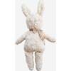 Charlie Bunny Plush Toy, Taupe Bow - Plush - 6