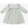 Sara Dress, Sage Chevron Stripe - Dresses - 1 - thumbnail