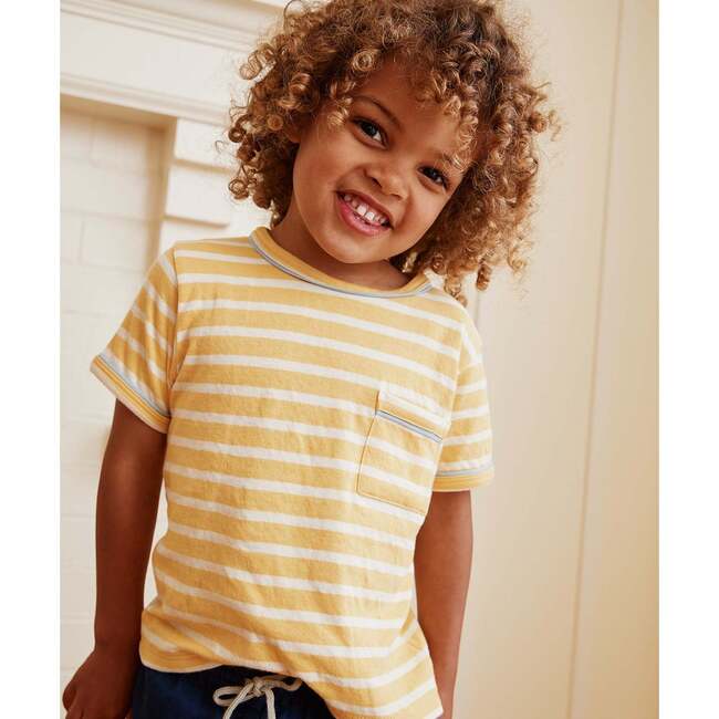Willie T-Shirt, Yellow Stripe - T-Shirts - 4