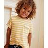 Willie T-Shirt, Yellow Stripe - T-Shirts - 4