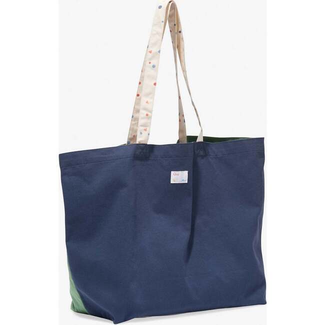 Shopper Bag, Cool Color Block - Bags - 2