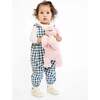 Scout Baby Overall, Blue Picnic Check - Overalls - 5