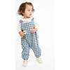 Scout Baby Overall, Blue Picnic Check - Overalls - 6