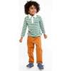 Parker Polo, Pine Twin Stripe - Polo Shirts - 4